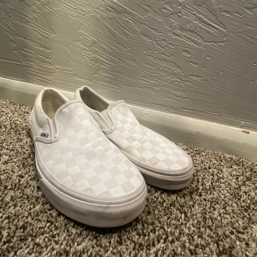 White checker vans